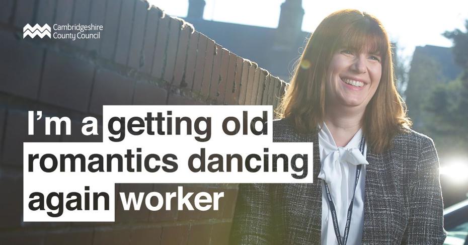 Social worker - "I'm a getting old romantics dancing again worker"