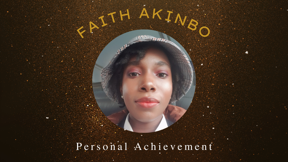 Faith Akinbo, Personal Achievement award winner
