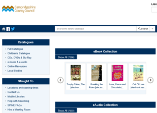 spydus library account website screenshot